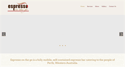 Desktop Screenshot of espressoonthego.com.au